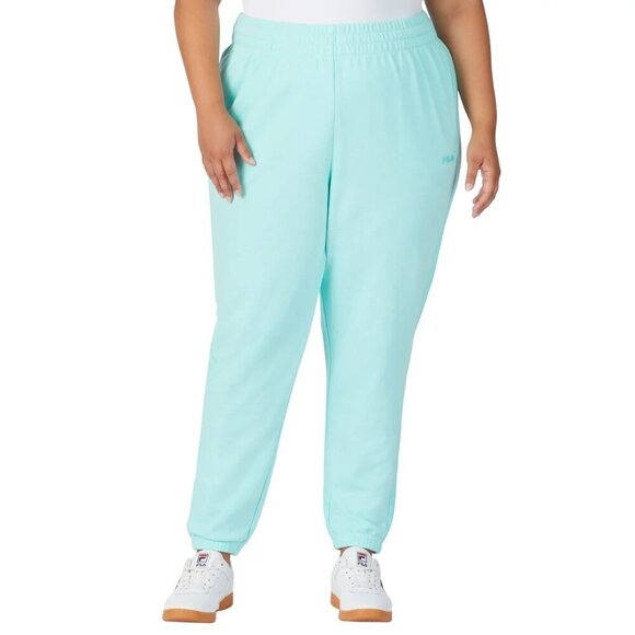 Fila Womens French Terry Jogger (XX-Large, Blue Tint) - Picture 4 of 5